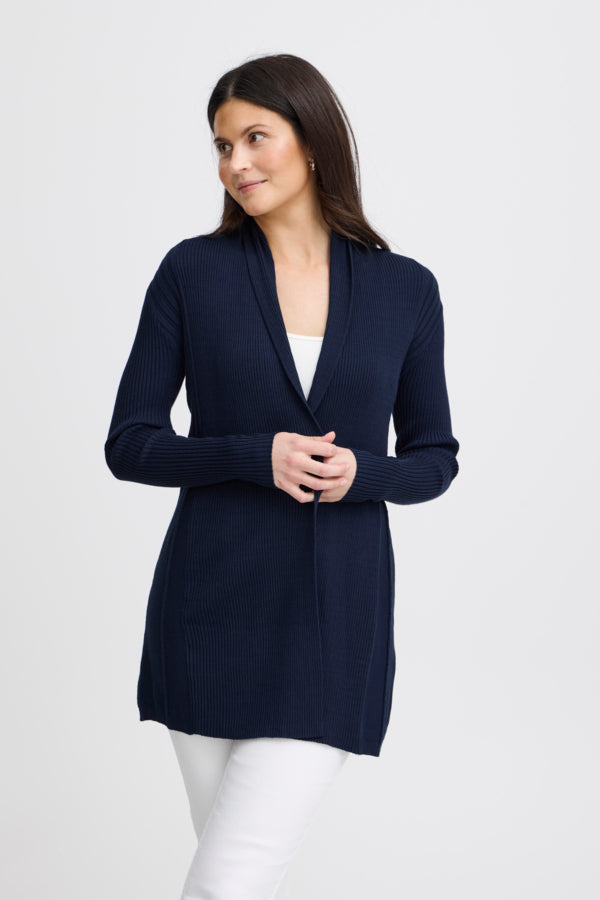 Zubasic Cardigan Dökkblá