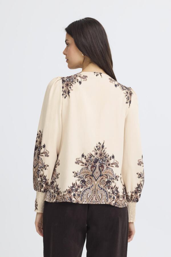 Adara blouse pumiceston paisley