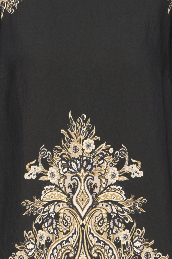 Adara blouse black paisley