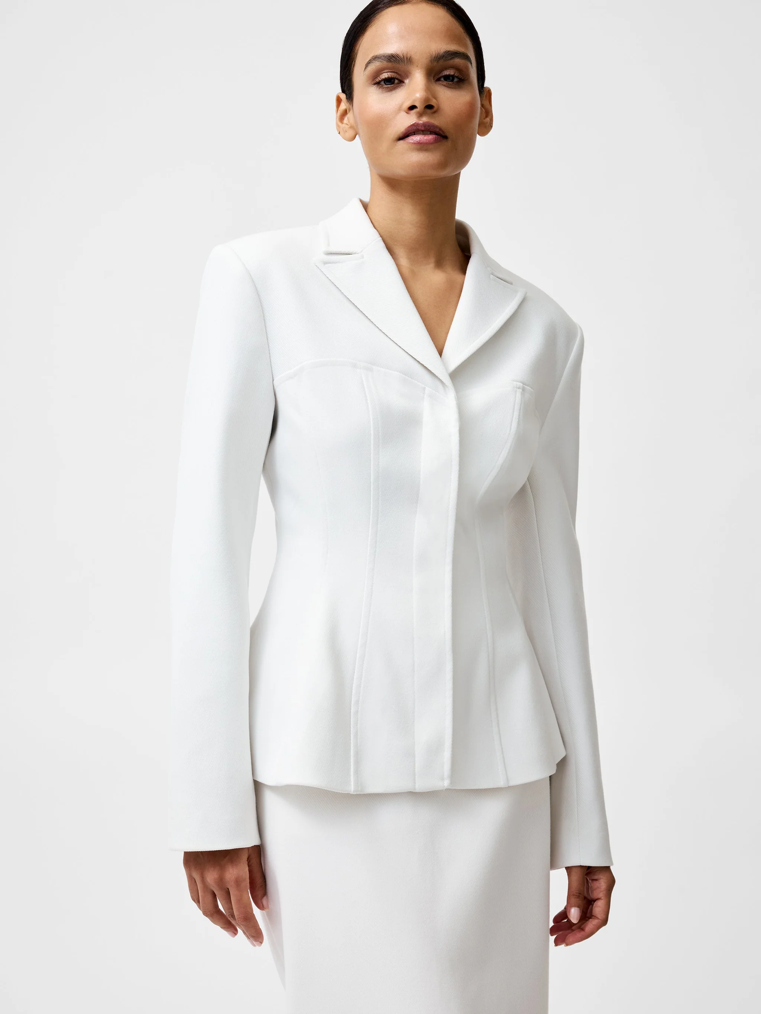 Cannes Twill Fitted Blazer