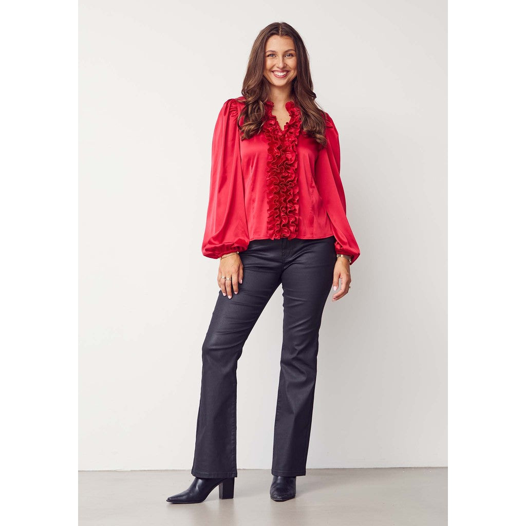 Steff blouse rauð