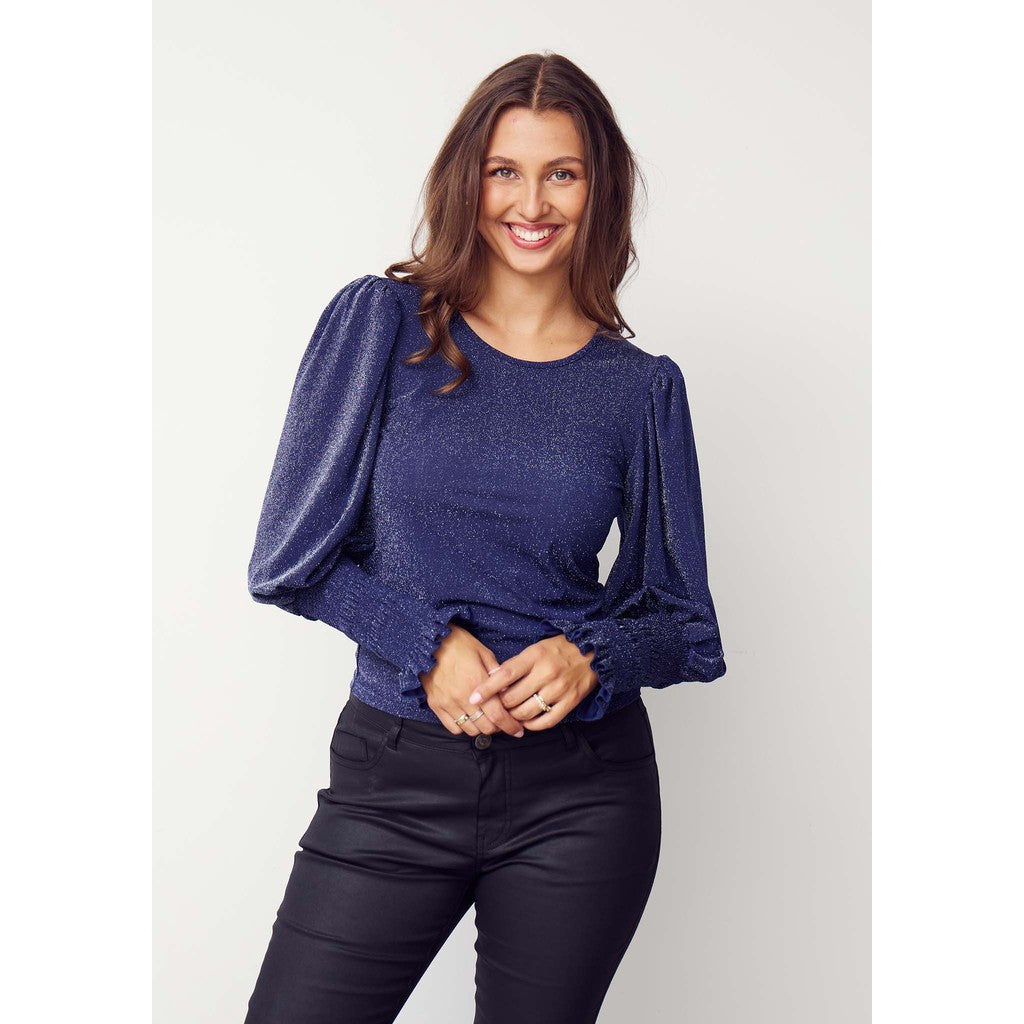 Barbel blouse blá