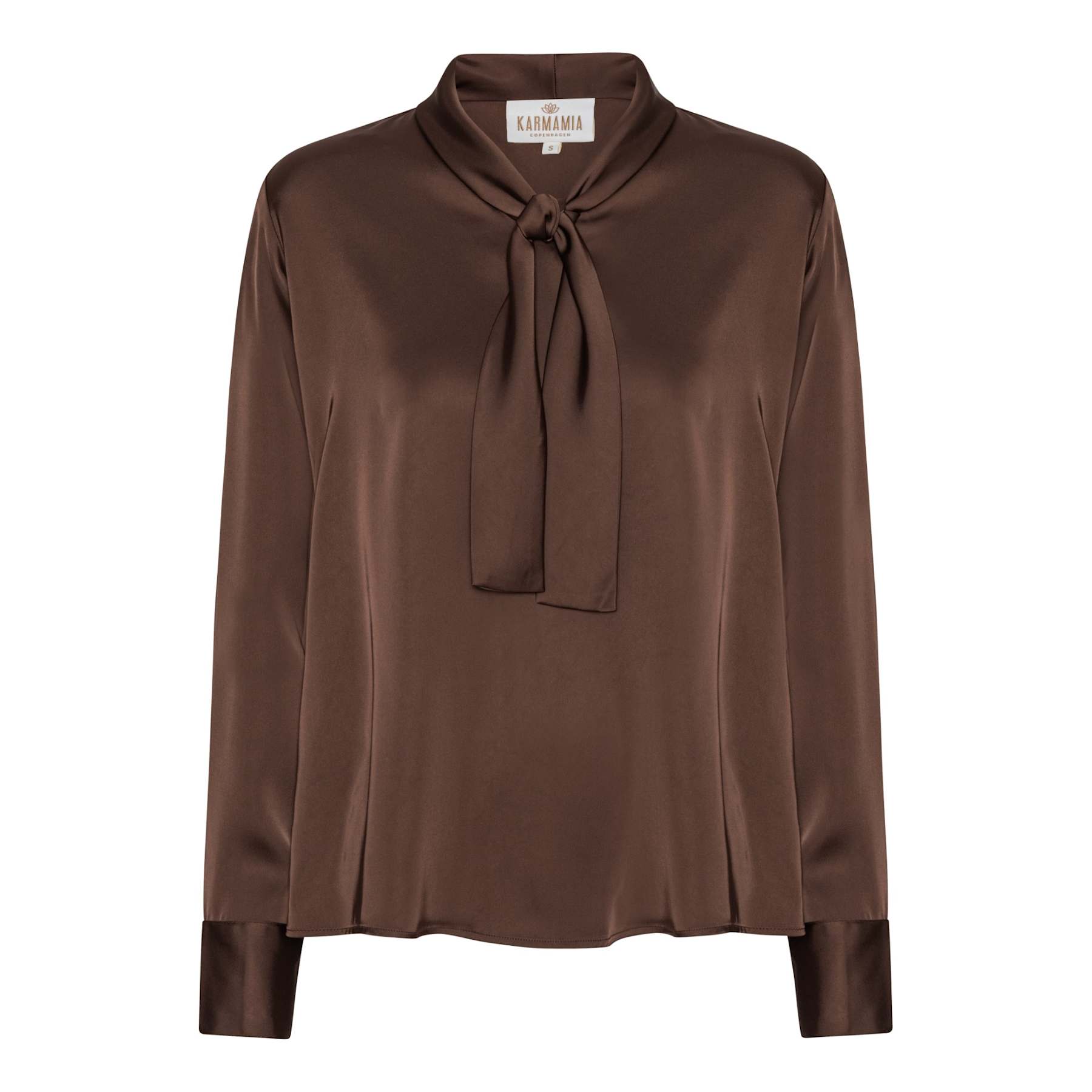 Audrey blouse Semi Rich Brown