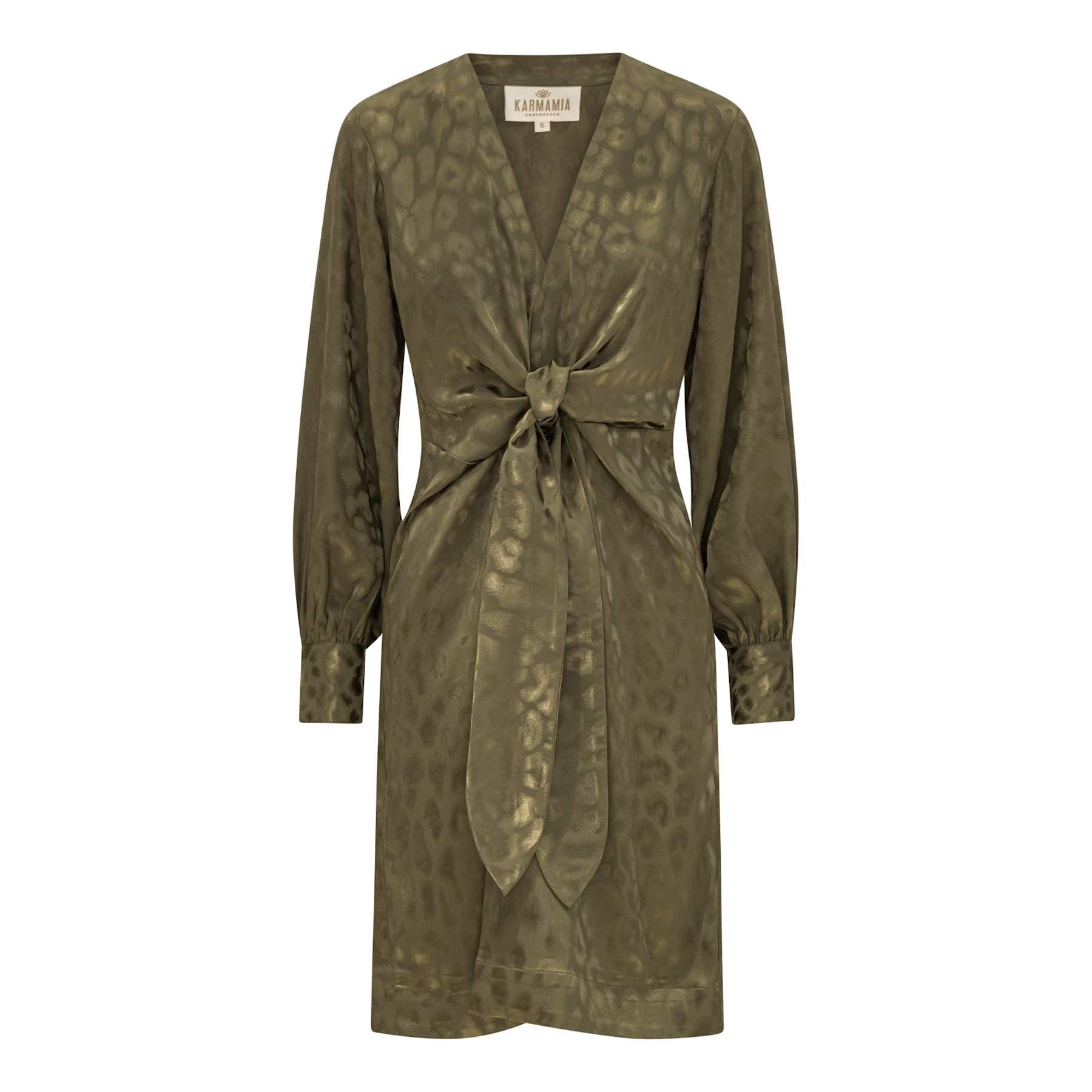 Blair Dress Army Leo Jaquard