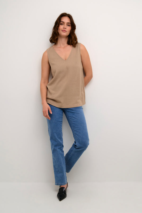 Milia hör toppur beige