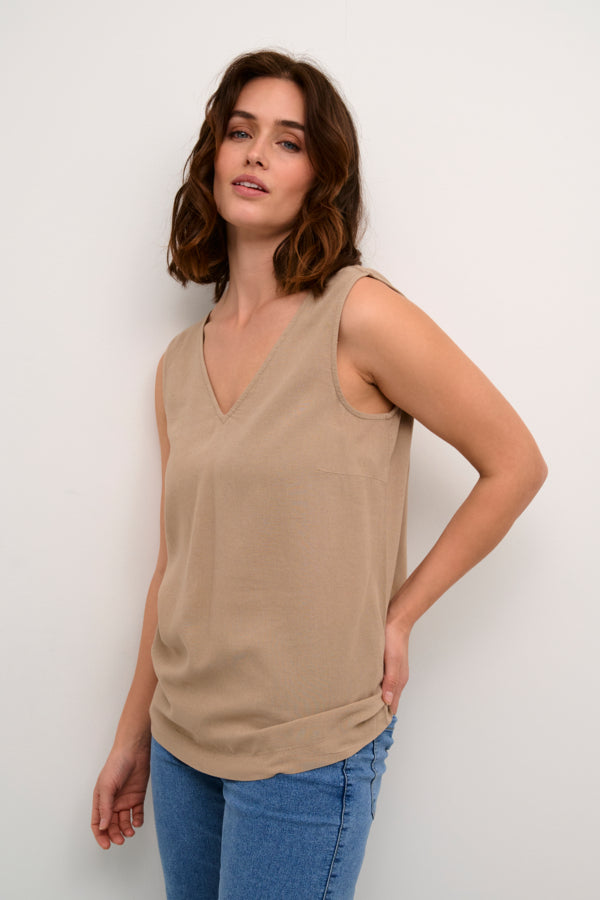 Milia hör toppur beige