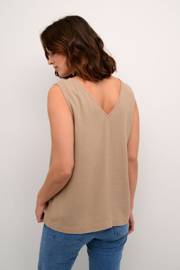 Milia hör toppur beige