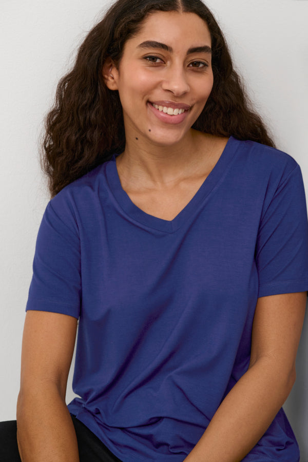 Frida T shirt beacon blue
