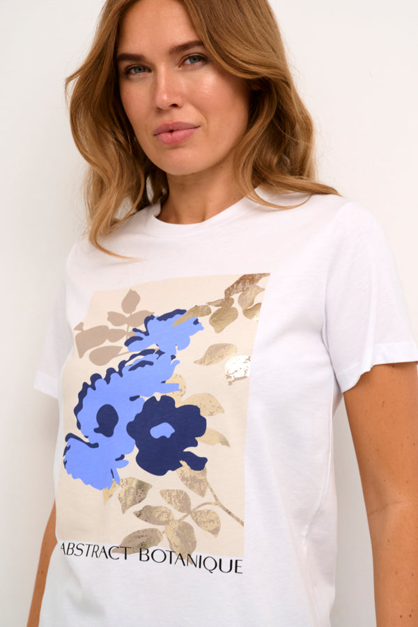 Polly T-Shirt  Sand Flower Print