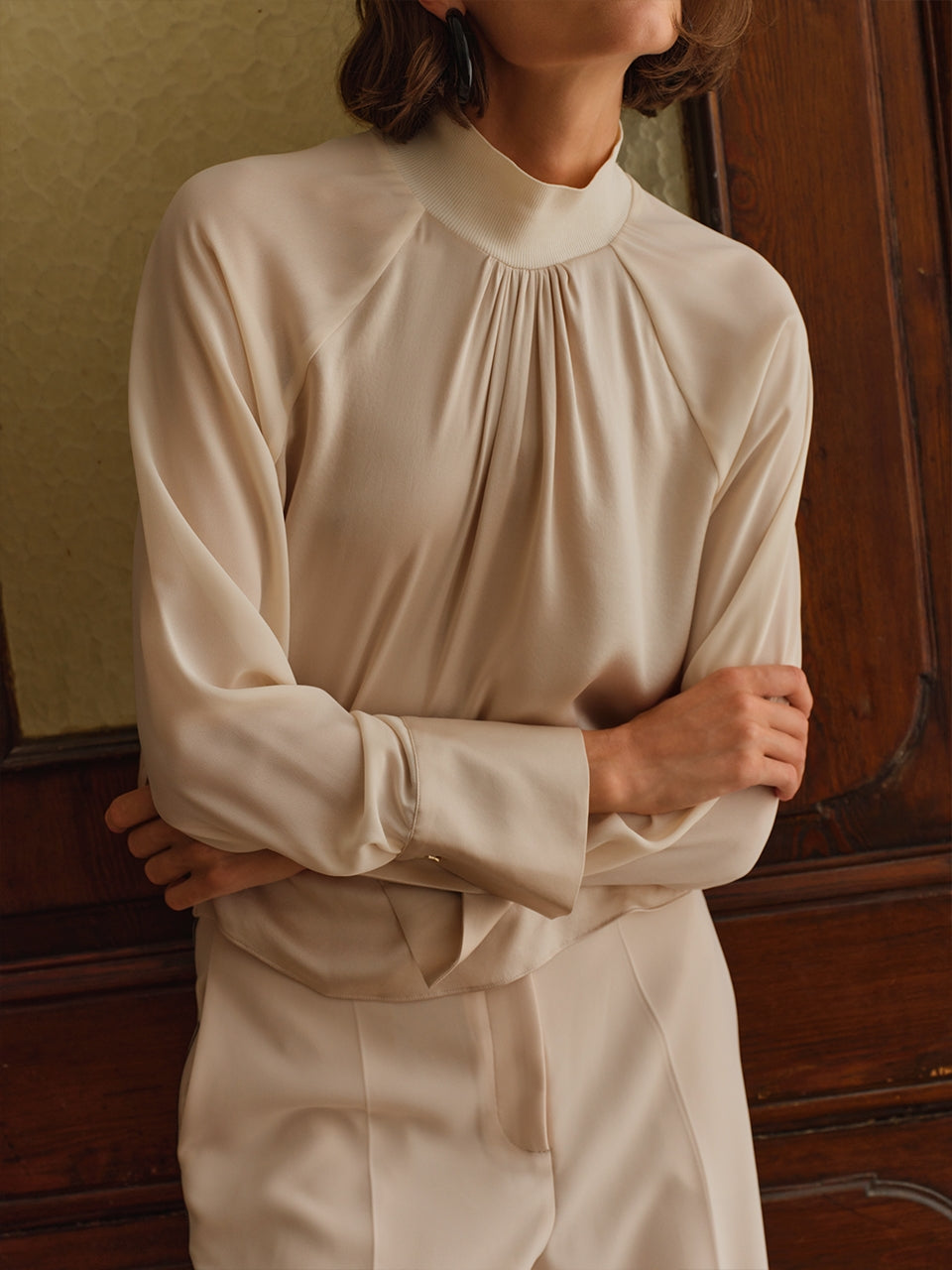 Estela Silk mixed top