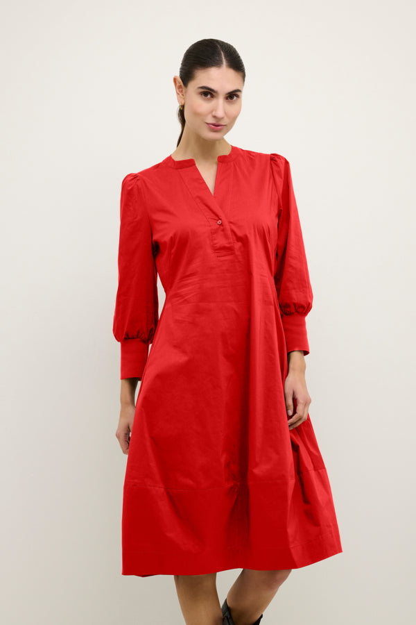 Antoinett Dress Fiery Red