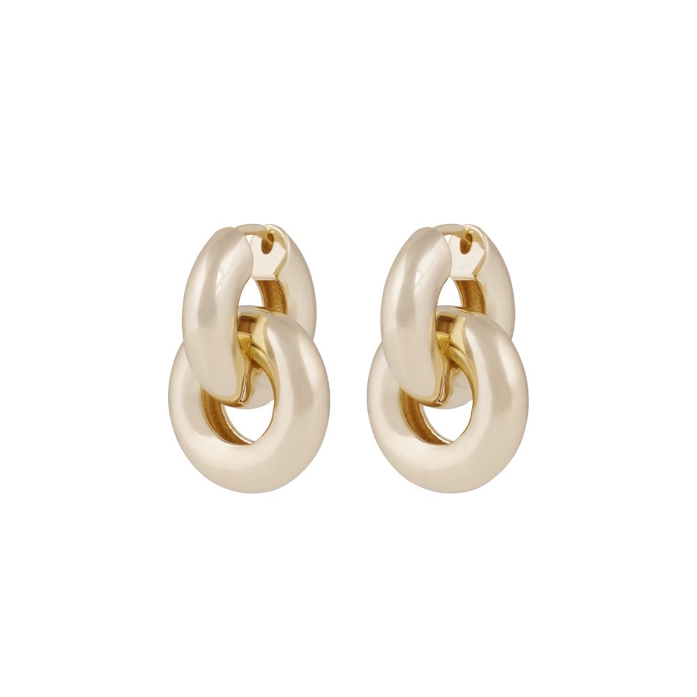 Liz double ring ear plain g