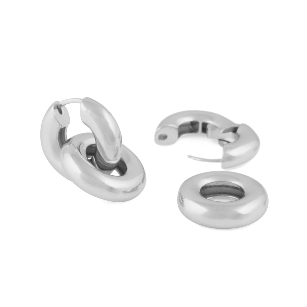 Liz double ring ear plain s