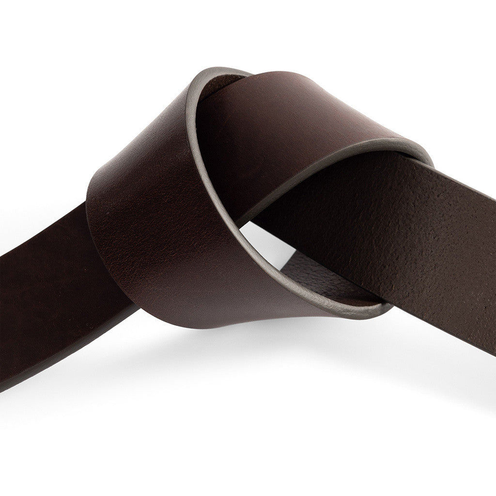 Jeans belt 15862 DARK BROWN