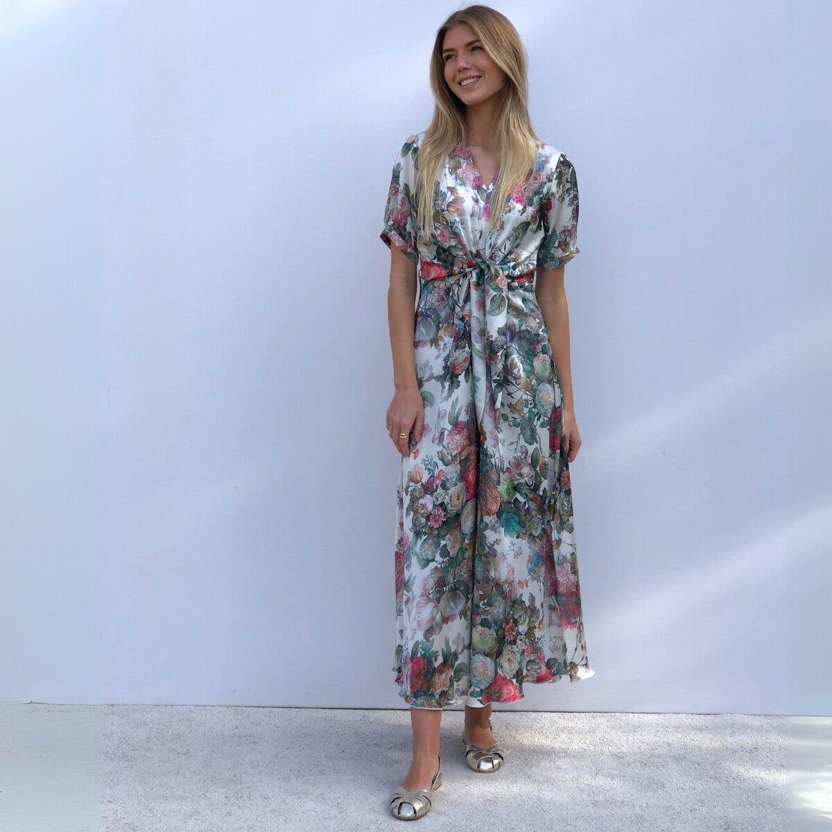 Faye dress white eden