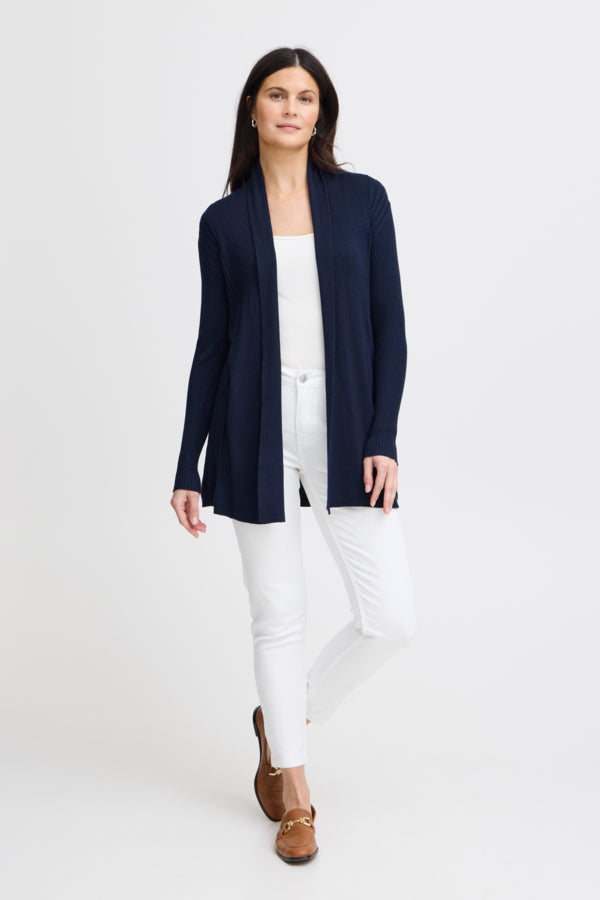 Zubasic Cardigan Dökkblá