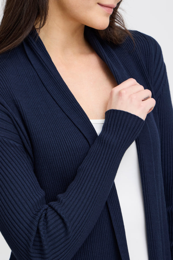 Zubasic Cardigan Dökkblá