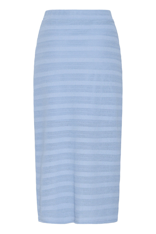 Knitty skirt ljósblátt