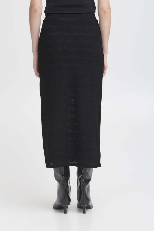 Knitty skirt svart