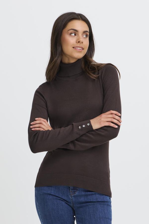Clia pullover brún