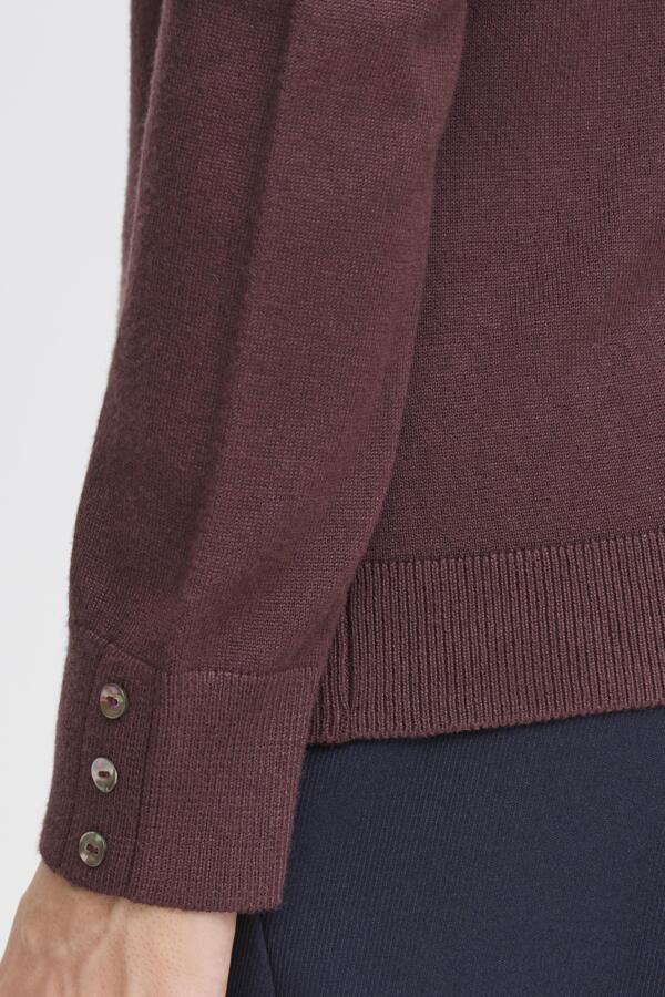 Clia pullover vínrauð