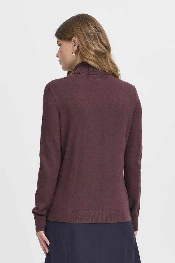 Clia pullover vínrauð