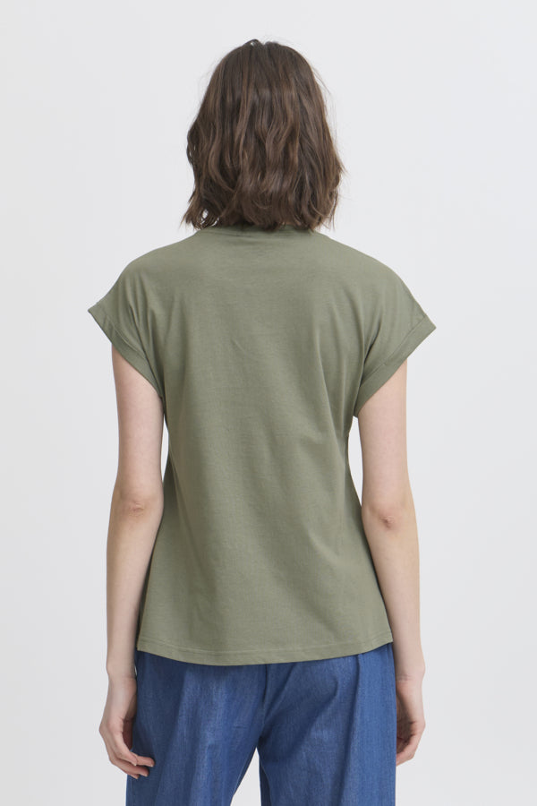 Edena tee agave green art