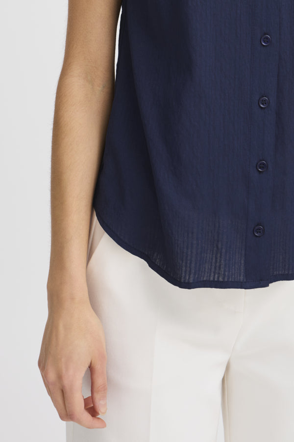 Vina blouse navy