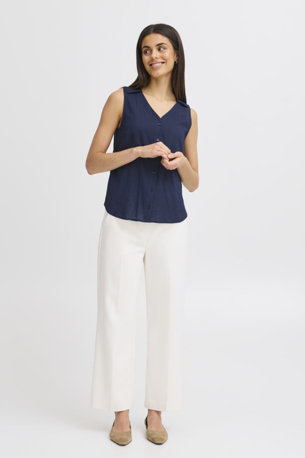 Vina blouse navy