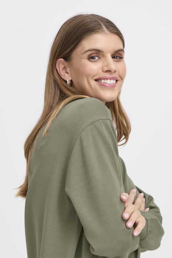 Aurora peysa Dusty Olive