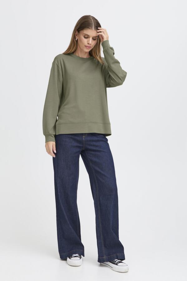 Aurora peysa Dusty Olive