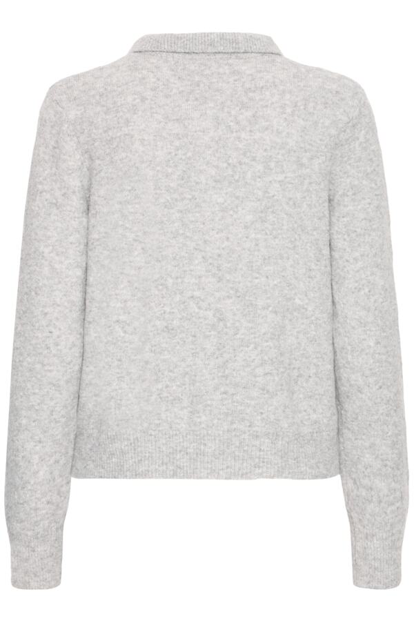 Noema cardigan light grey melange