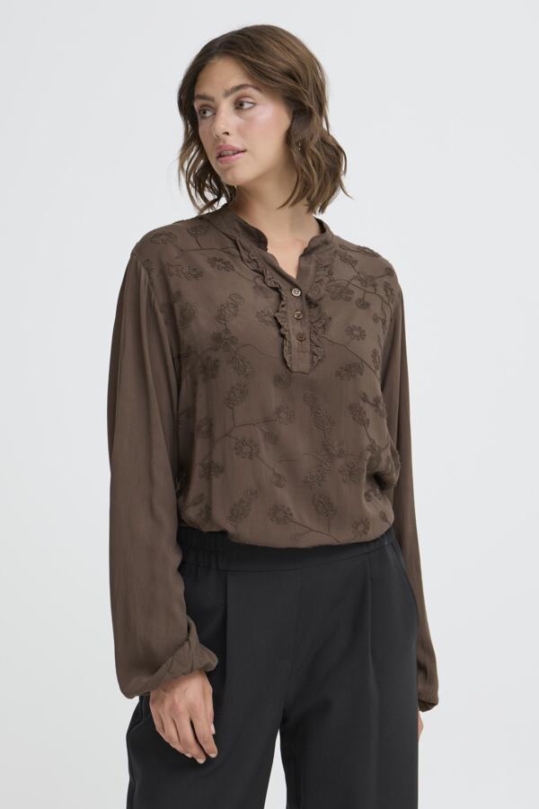 Embra blouse brún