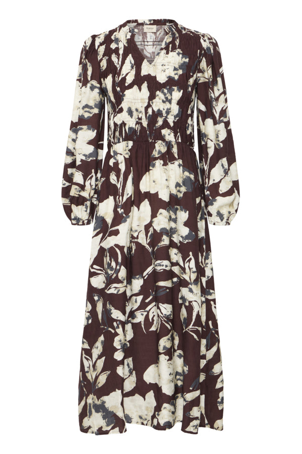Ariana dress Dis floral fudge