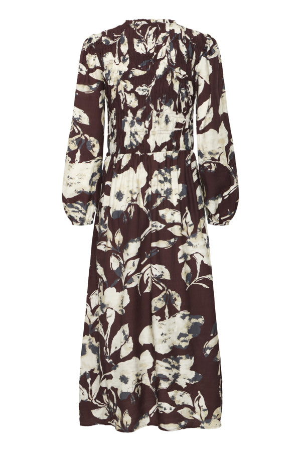 Ariana dress Dis floral fudge