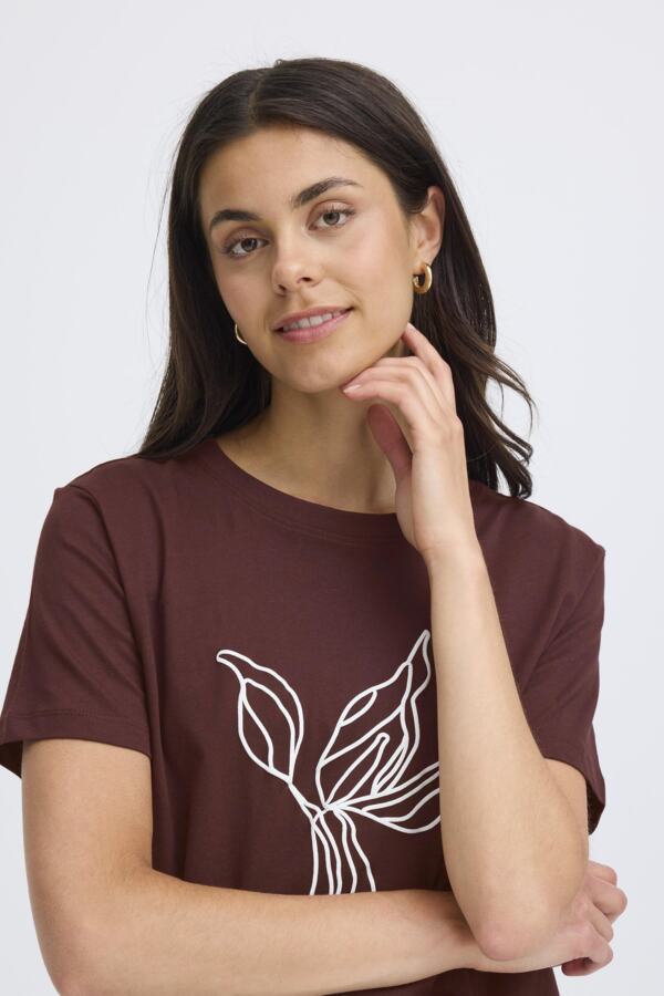 Ariella Tee vínrauður