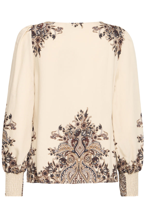Adara blouse pumiceston paisley