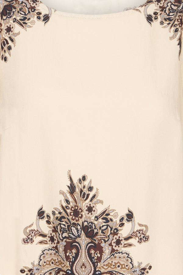 Adara blouse pumiceston paisley
