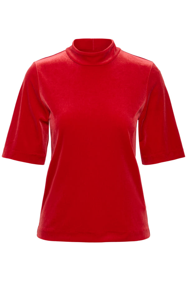 Perlina Top Haute Red
