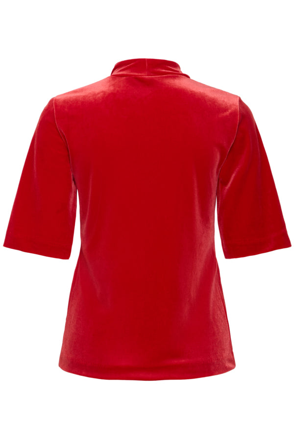 Perlina Top Haute Red