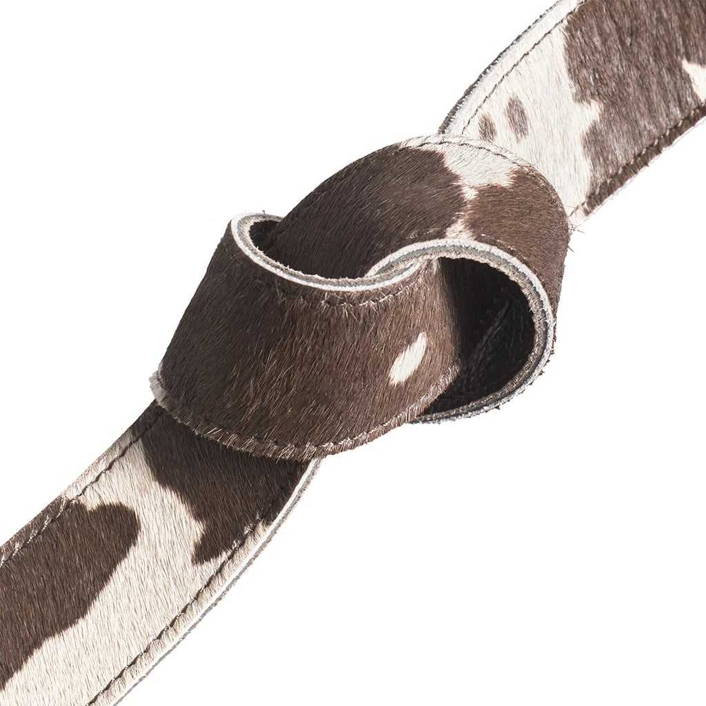 Belt 16402 COW HAIR ON Brown