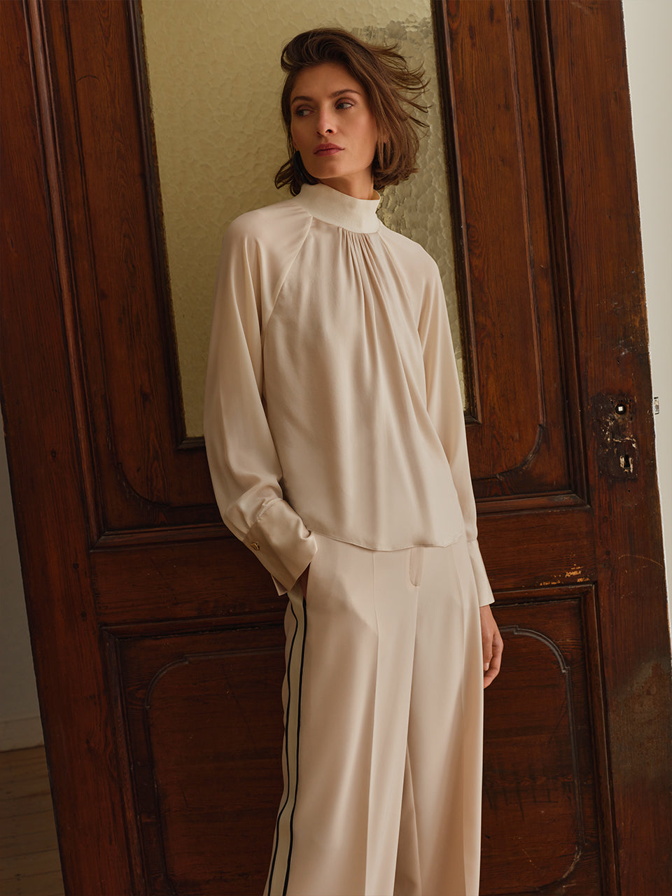 Estela Silk mixed top