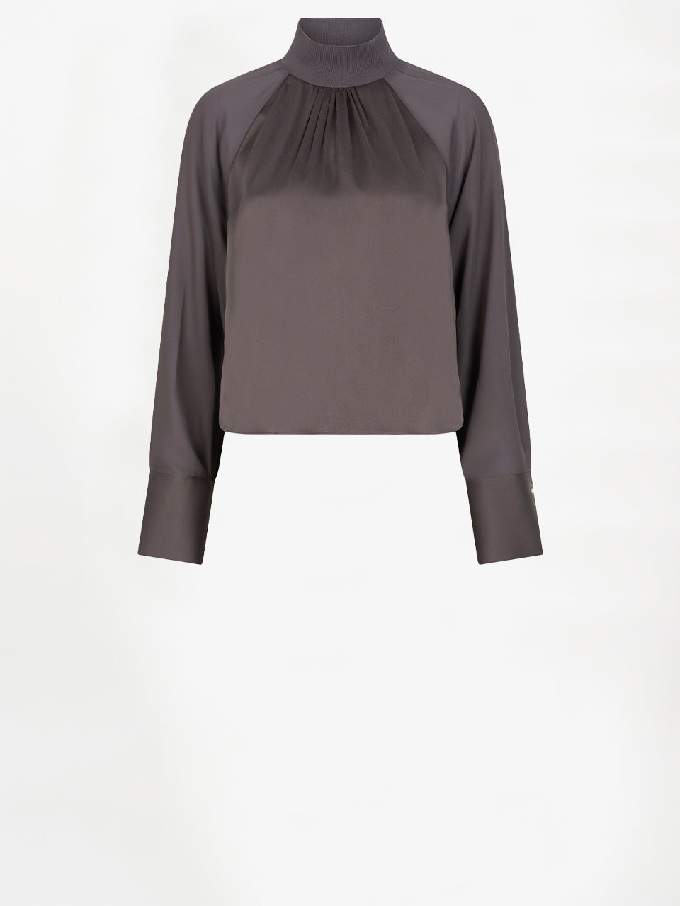 Estela Silk mixed top Antique grey