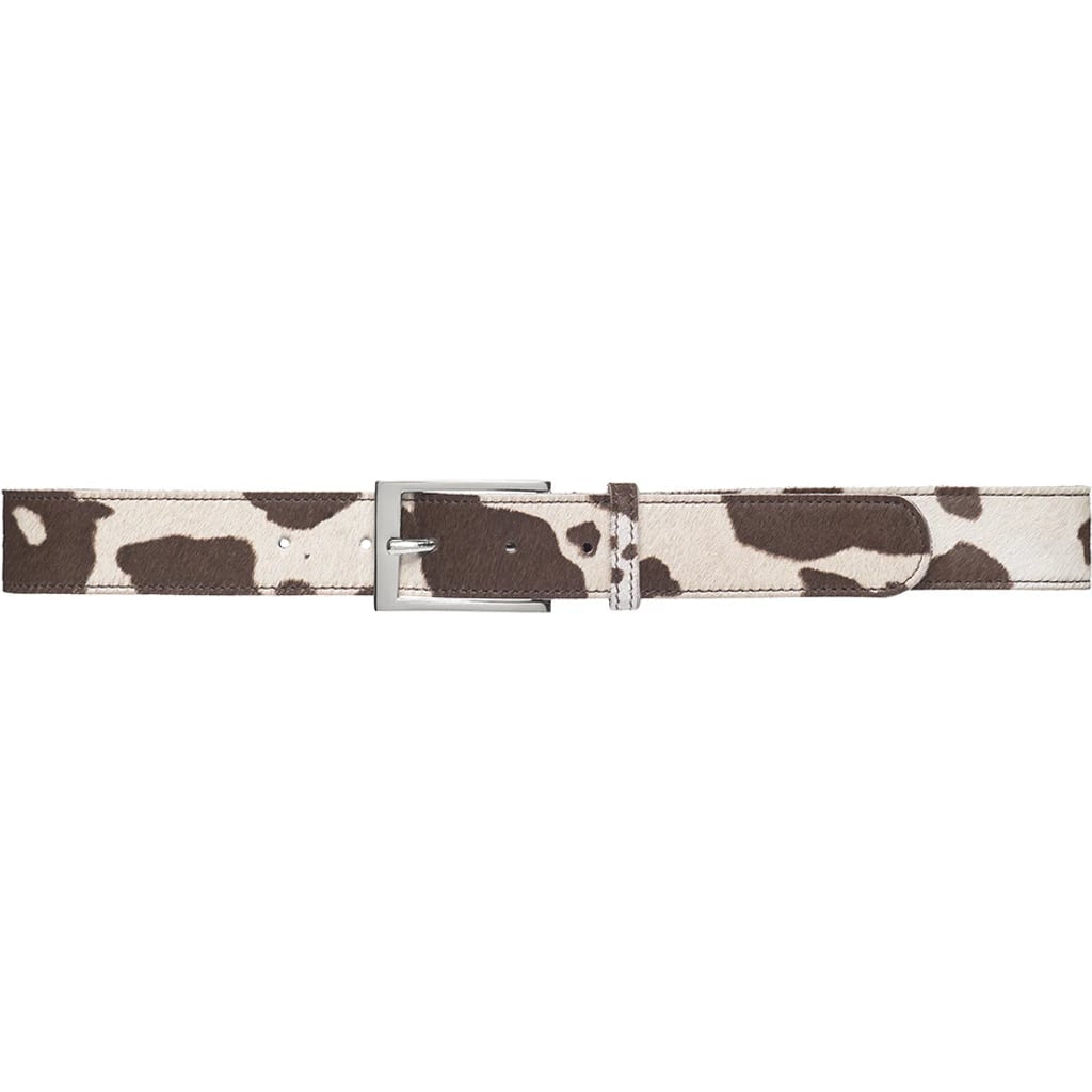 Belt 16402 COW HAIR ON Brown