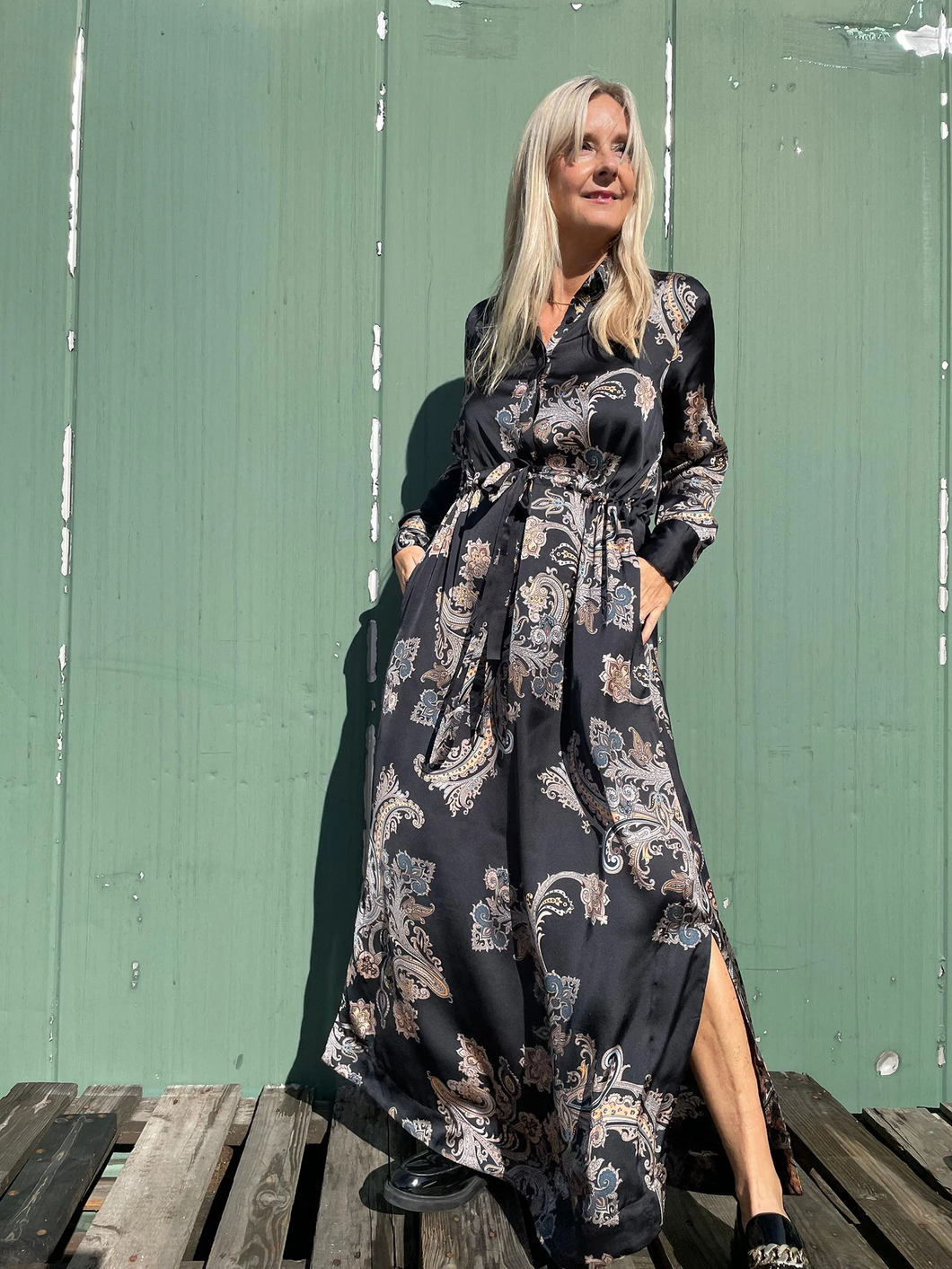 Nakita Maxi dress pearson paisley blue