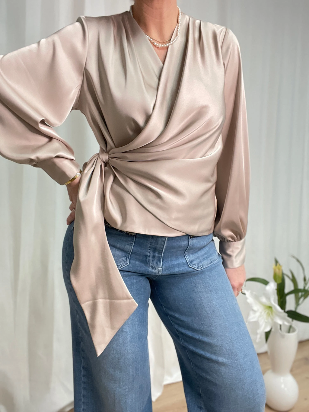 Ines blouse semi rich chell