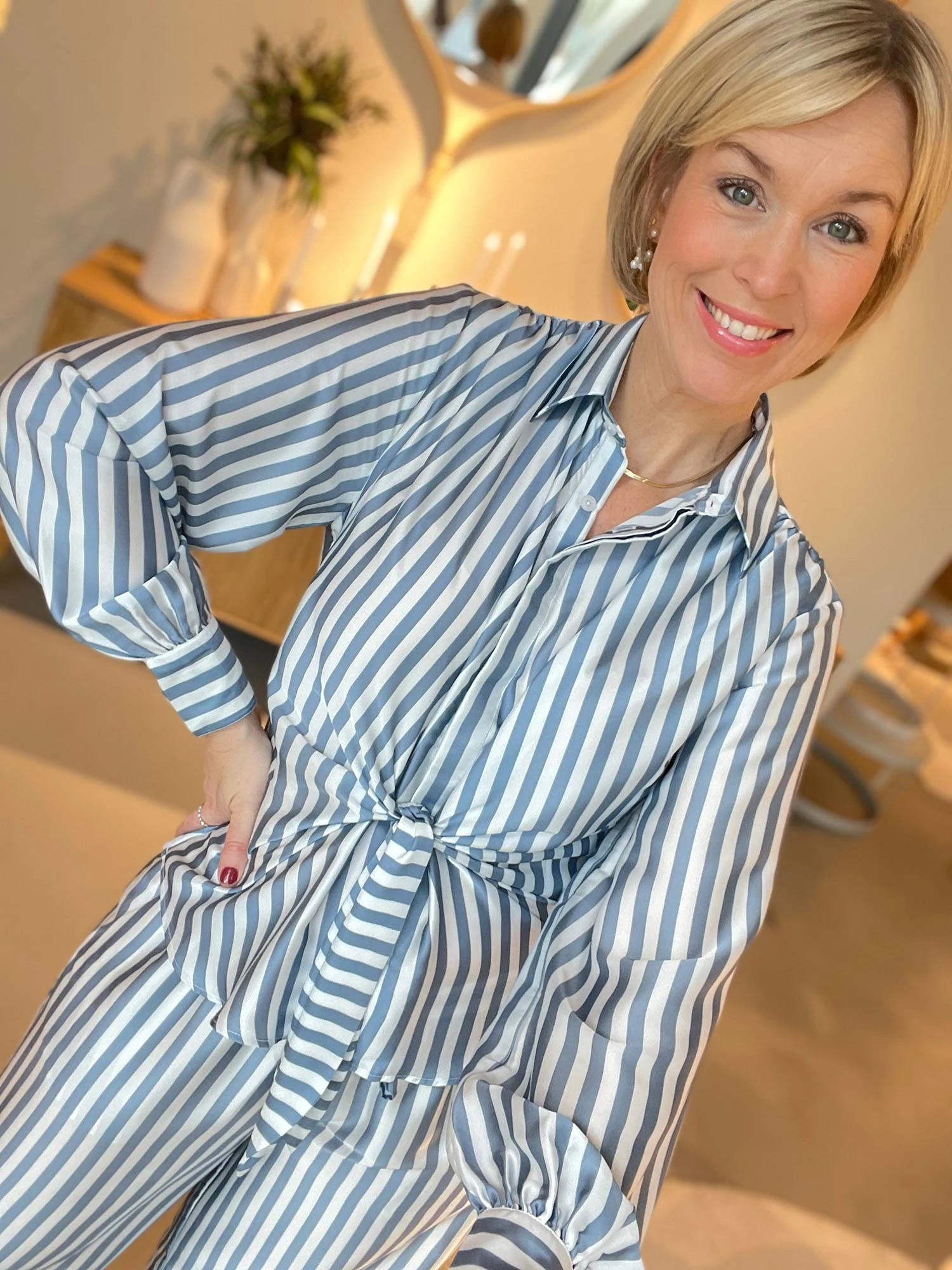 Lee blússa  stripe