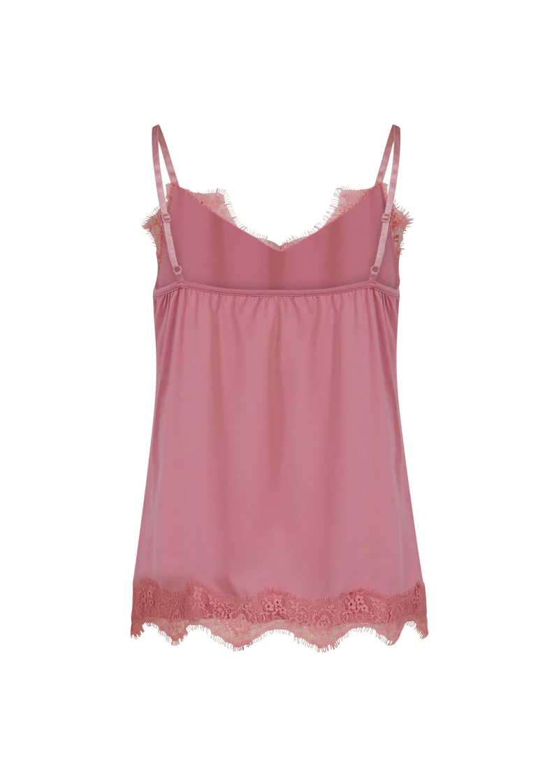 CC HEART LACE TOP DUST PINK
