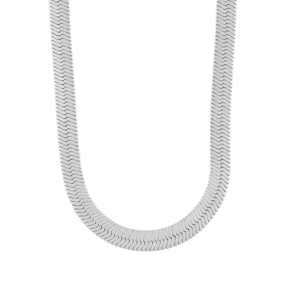 Bella chain neck 45 silfur