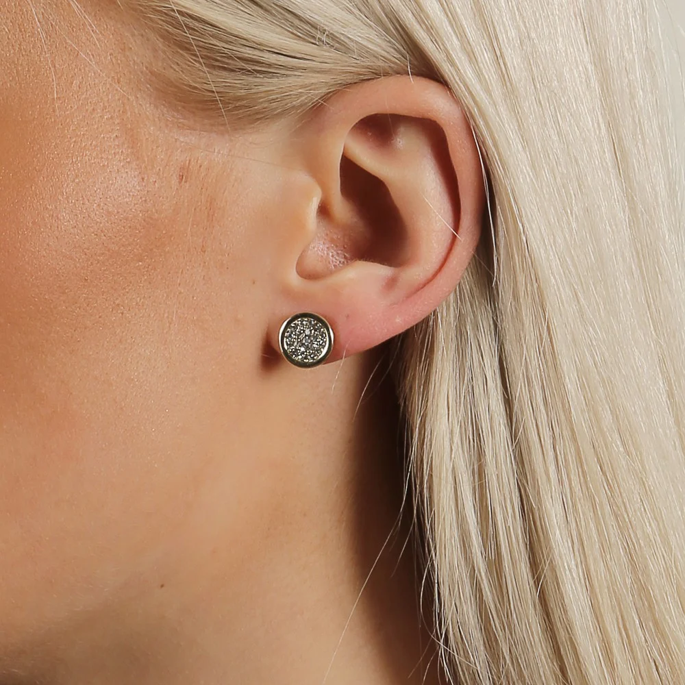 Core Madrid Coin Earring gylltir